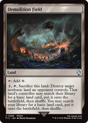 Magic: The Gathering - Demolition Field - Final Fantasy Commander