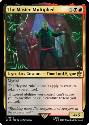 Magic: The Gathering - The Master, Multiplied Foil - Doctor Who
