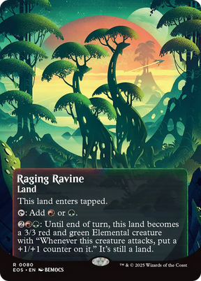 Magic: The Gathering - Raging Ravine Foil - Edge of Eternities: Stellar Sights