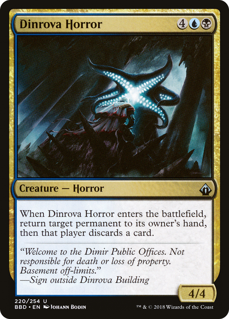 Magic: The Gathering - Dinrova Horror Foil - Battlebond