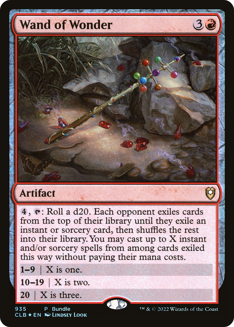 Magic: The Gathering - Wand of Wonder Foil - Commander Legends: Battle for Baldur's Gate