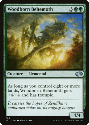 Magic: The Gathering - Woodborn Behemoth - Jumpstart 2022