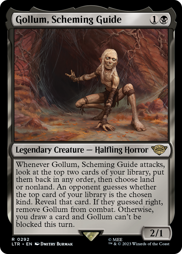 Magic: The Gathering - Gollum, Scheming Guide - The Lord of the Rings: Tales of Middle-earth