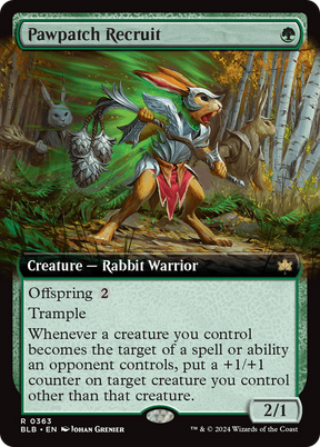 Magic: The Gathering - Pawpatch Recruit Foil - Bloomburrow