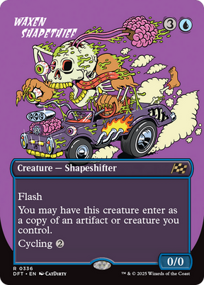 Magic: The Gathering - Waxen Shapethief Foil - Aetherdrift