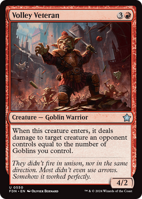 Magic: The Gathering - Volley Veteran - Foundations