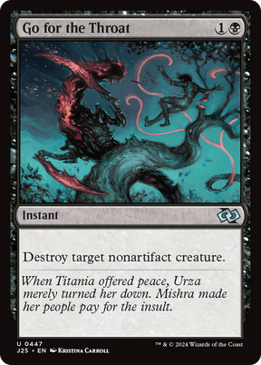 Magic: The Gathering - Go for the Throat - Foundations Jumpstart