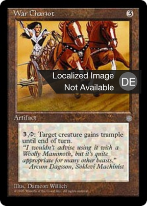 Magic: The Gathering - Streitwagen - Ice Age