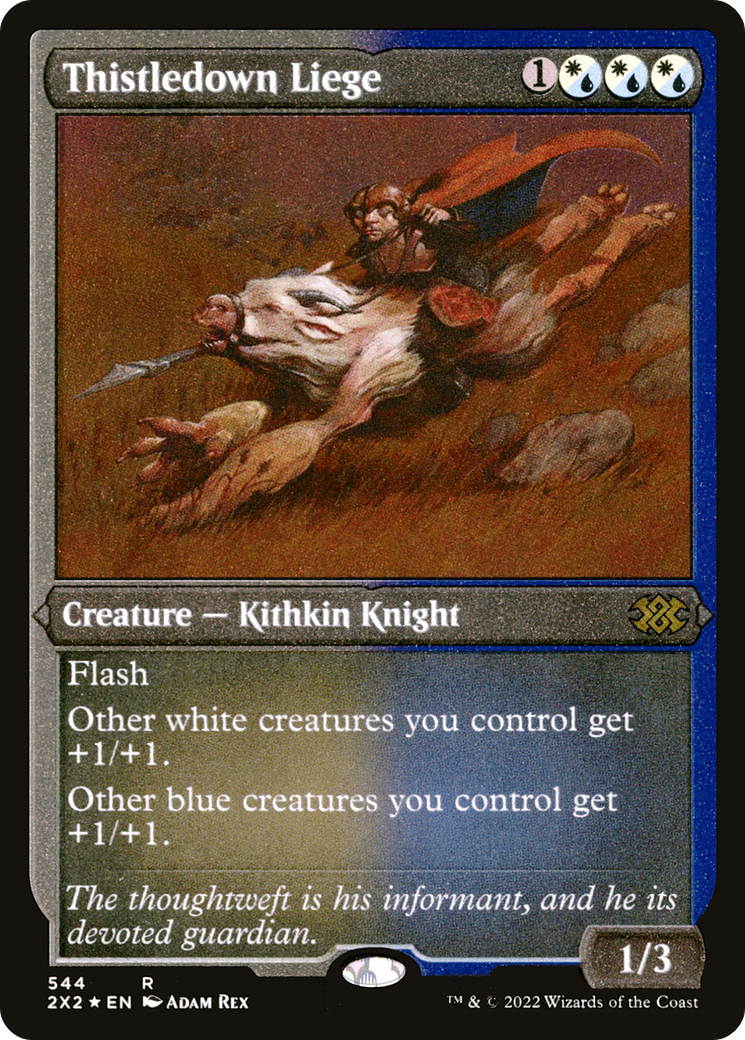 Magic: The Gathering - Thistledown Liege Foil - Double Masters 2022