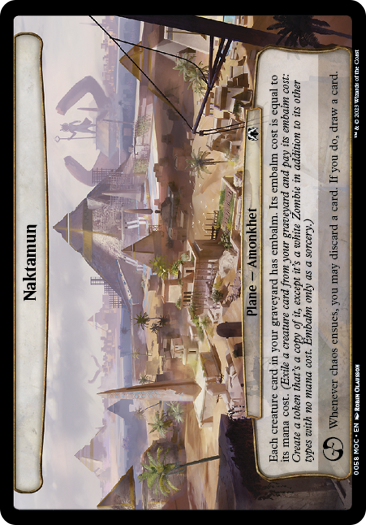 Magic: The Gathering - Naktamun - March of the Machine Commander