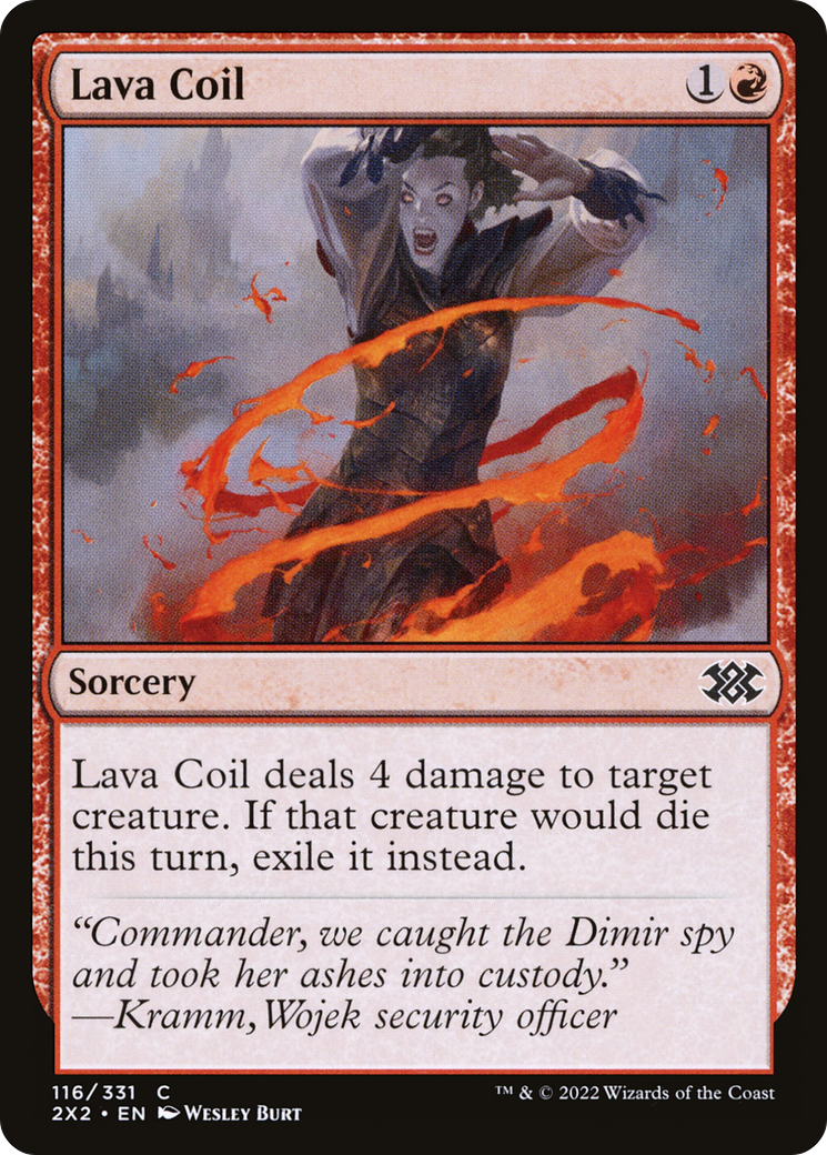 Magic: The Gathering - Lava Coil - Double Masters 2022