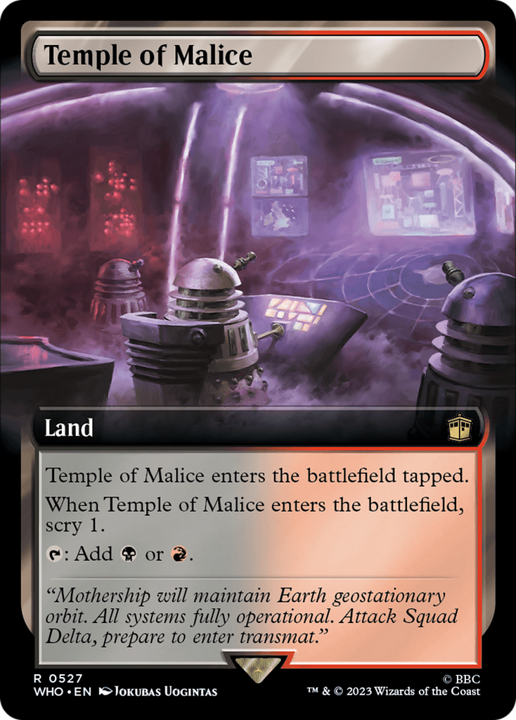 Magic: The Gathering - Temple of Malice Foil - Doctor Who