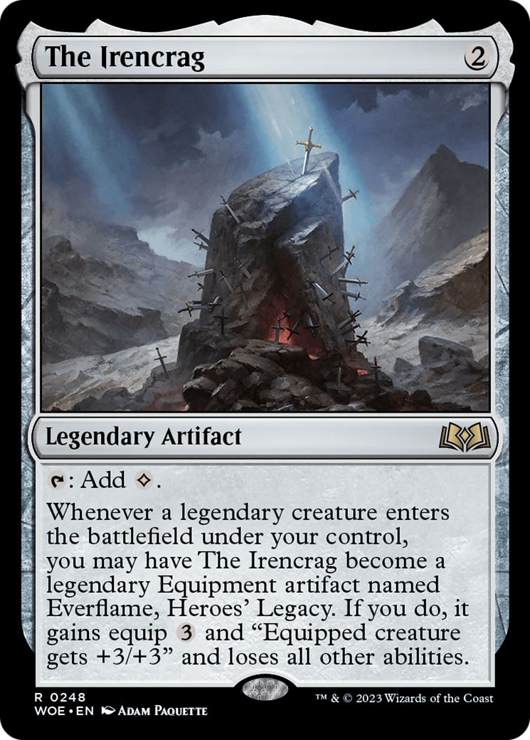 Magic: The Gathering - The Irencrag Foil - Wilds of Eldraine
