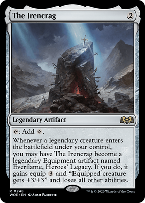 Magic: The Gathering - The Irencrag Foil - Wilds of Eldraine
