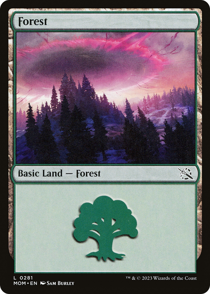 Magic: The Gathering - Forest #281 Foil - March of the Machine
