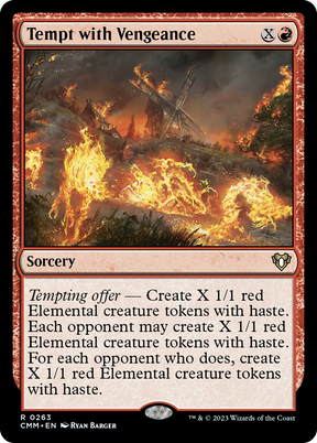 Magic: The Gathering - Tempt with Vengeance Foil - Commander Masters