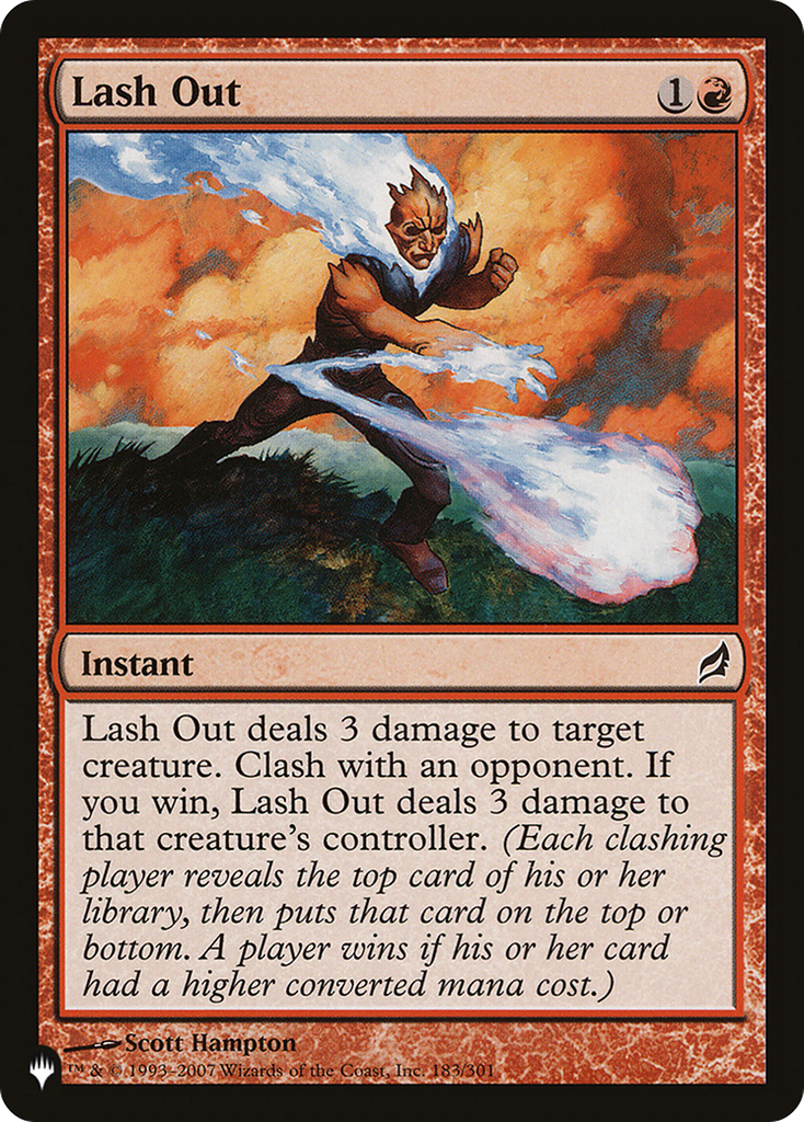 Magic: The Gathering - Lash Out - The List