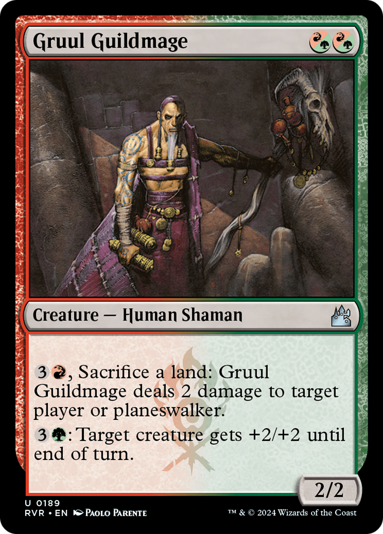 Magic: The Gathering - Gruul Guildmage Foil - Ravnica Remastered