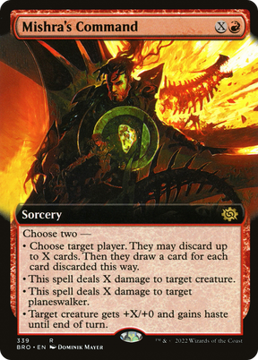 Magic: The Gathering - Mishra's Command Foil - The Brothers' War