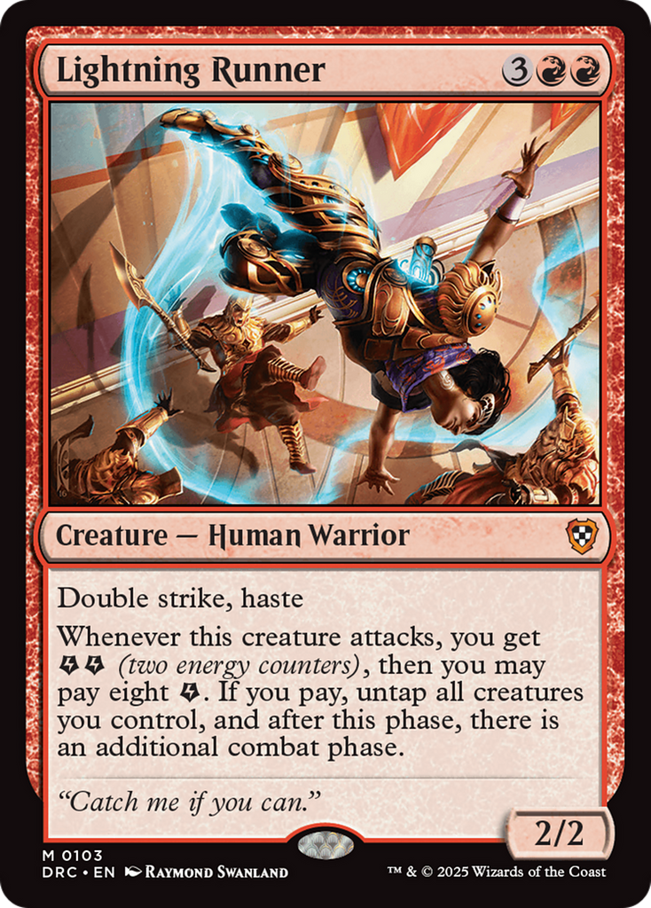 Magic: The Gathering - Lightning Runner - Aetherdrift Commander