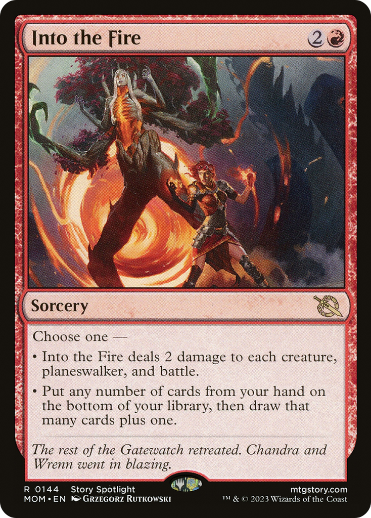 Magic: The Gathering - Into the Fire Foil - March of the Machine