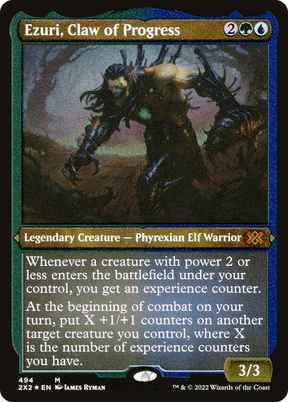 Magic: The Gathering - Ezuri, Claw of Progress Foil - Double Masters 2022