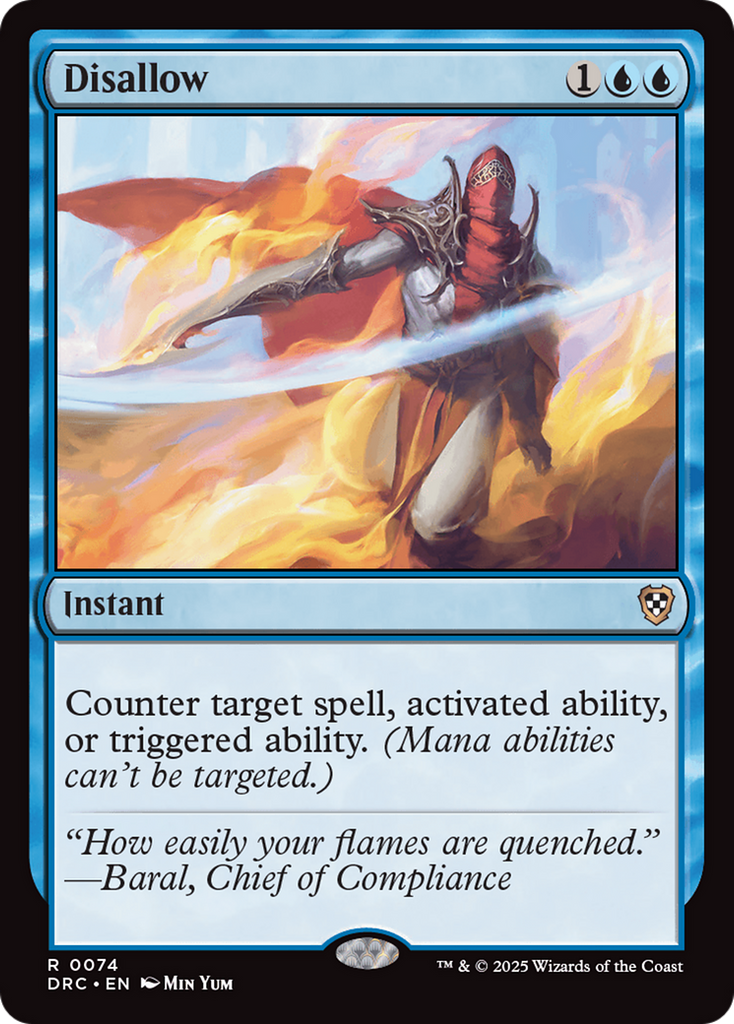 Magic: The Gathering - Disallow - Aetherdrift Commander