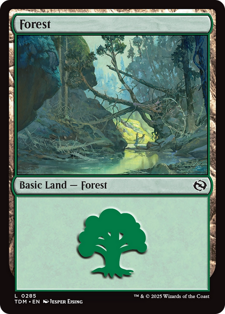 Magic: The Gathering - Forest - Tarkir: Dragonstorm