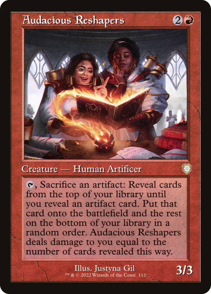 Magic: The Gathering - Audacious Reshapers - The Brothers' War Commander