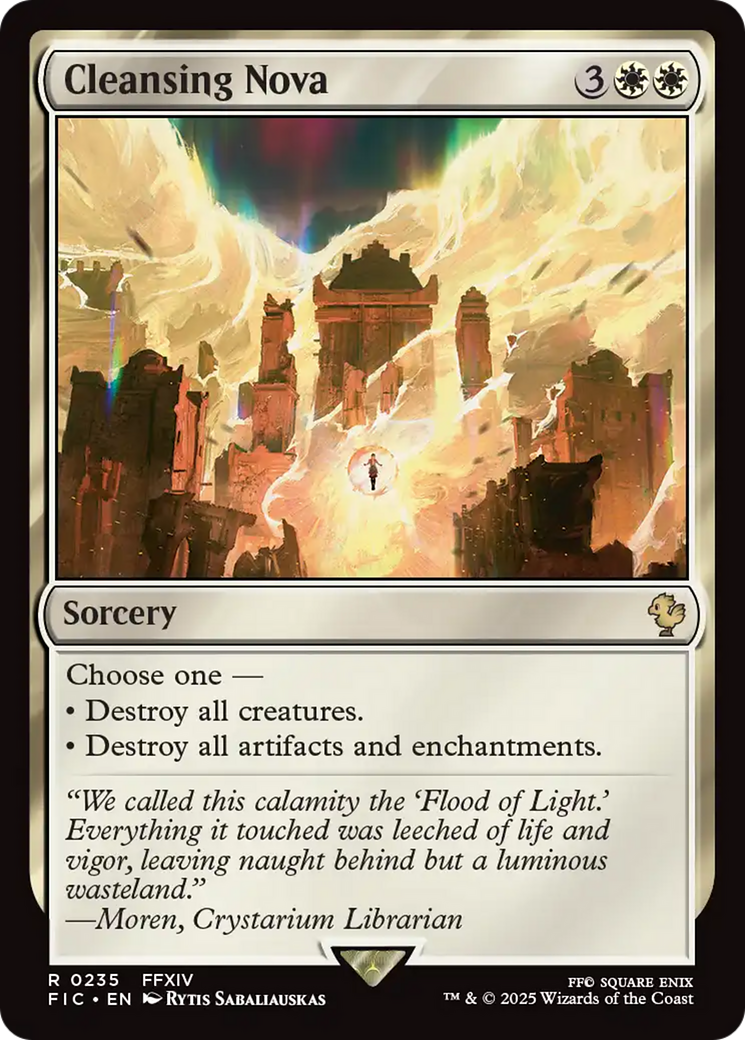 Magic: The Gathering - Cleansing Nova - Final Fantasy Commander
