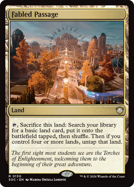 Magic: The Gathering - Fabled Passage - Secrets of Strixhaven Commander