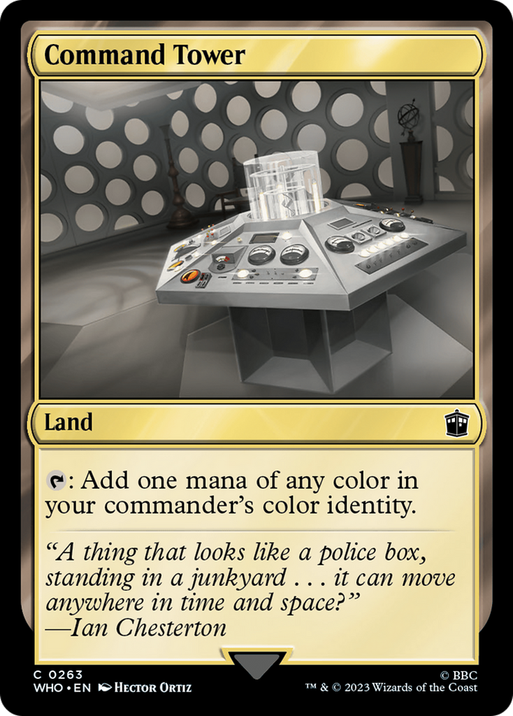 Magic: The Gathering - Command Tower - Doctor Who