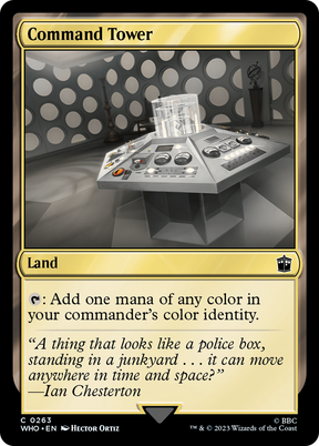 Magic: The Gathering - Command Tower Foil - Doctor Who