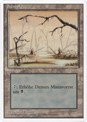 Magic: The Gathering - Sumpf - Revised Edition