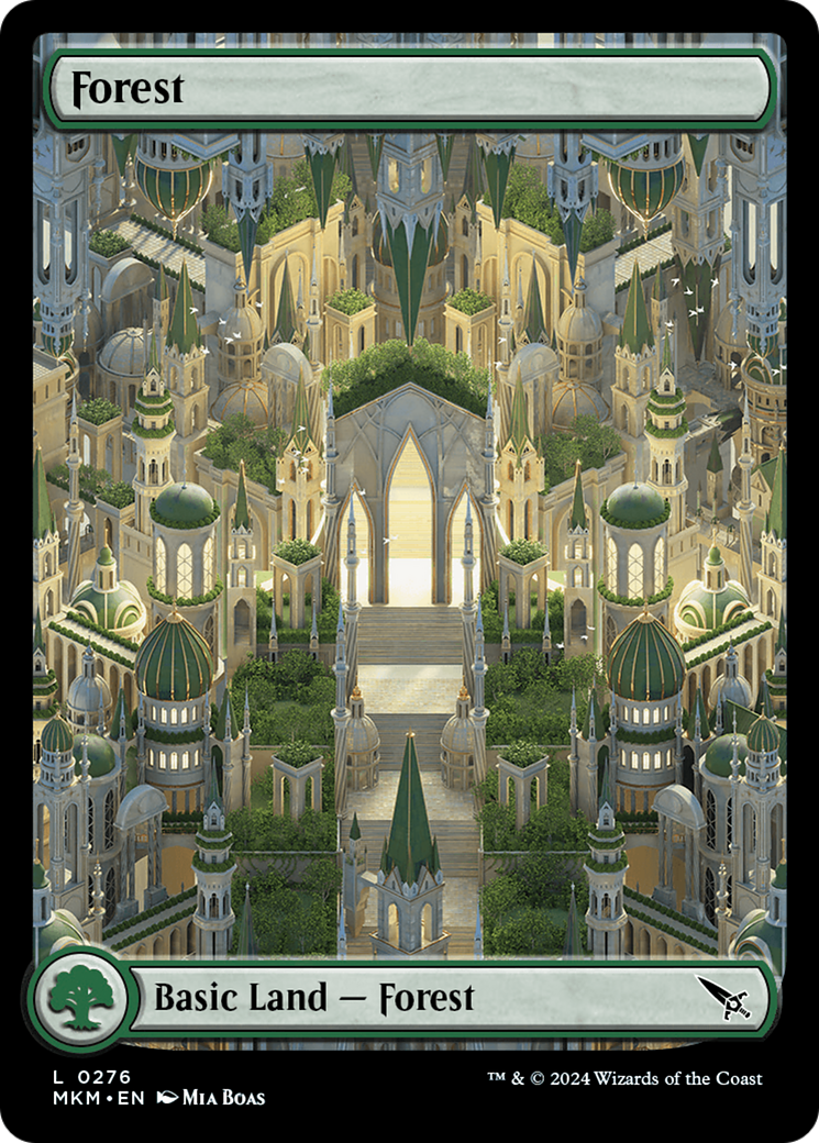 Magic: The Gathering - Forest #276 Foil - Murders at Karlov Manor