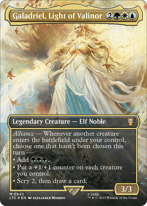 Magic: The Gathering - Galadriel, Light of Valinor Foil - Tales of Middle-earth Commander