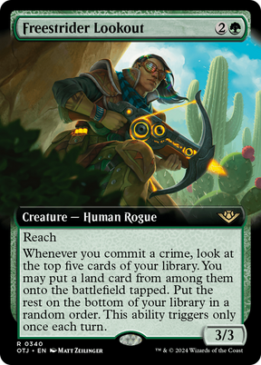 Magic: The Gathering - Freestrider Lookout Foil - Outlaws of Thunder Junction