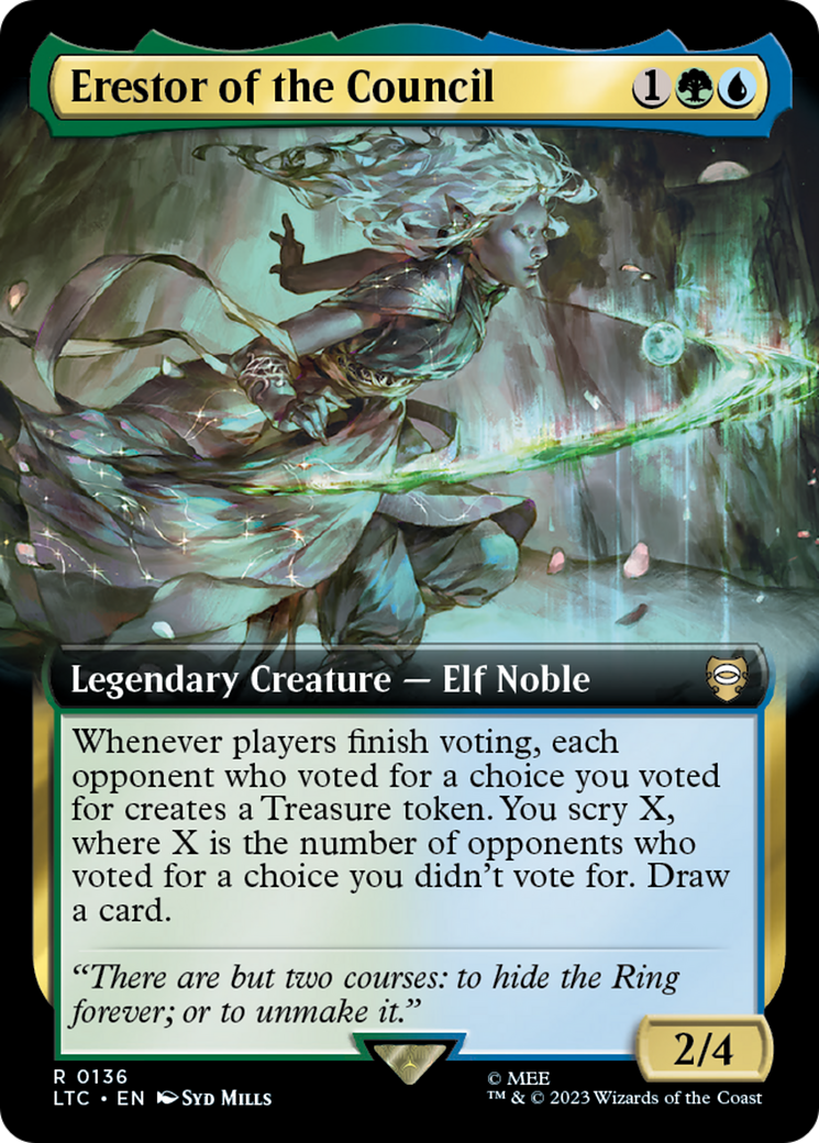 Magic: The Gathering - Erestor of the Council - Tales of Middle-earth Commander