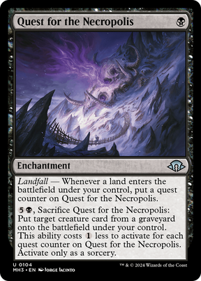 Magic: The Gathering - Quest for the Necropolis Foil - Modern Horizons 3