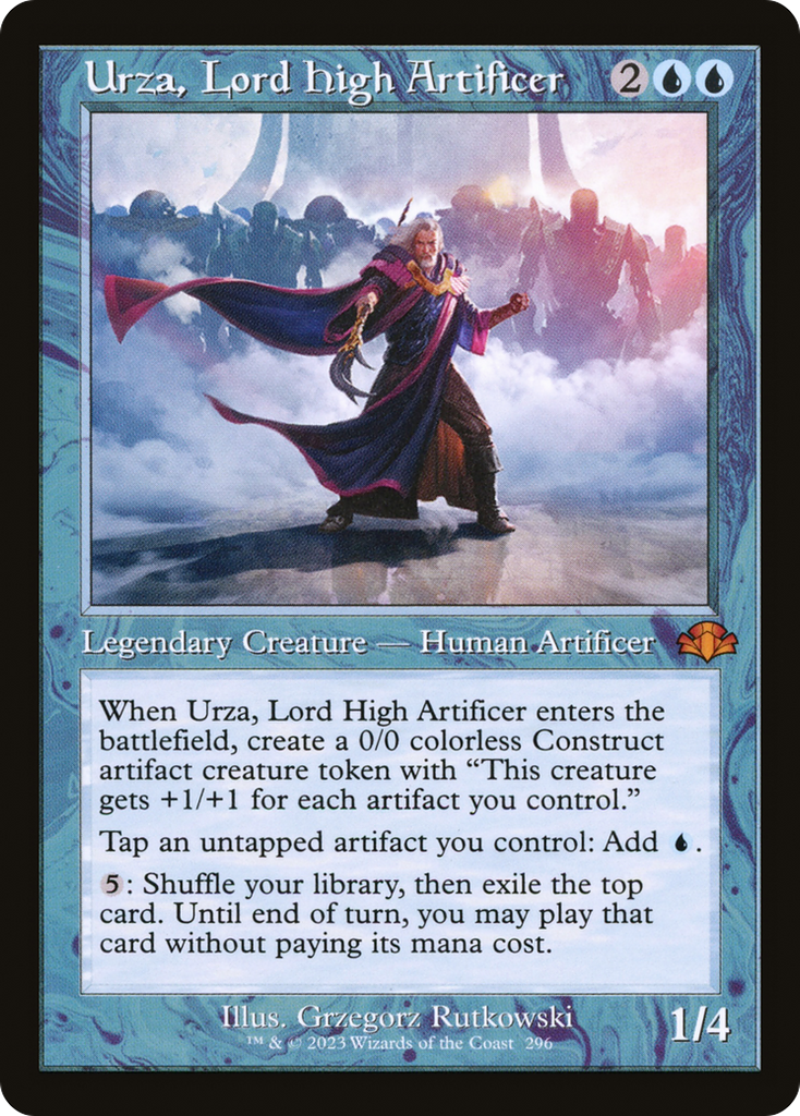 Magic: The Gathering - Urza, Lord High Artificer Foil - Dominaria Remastered