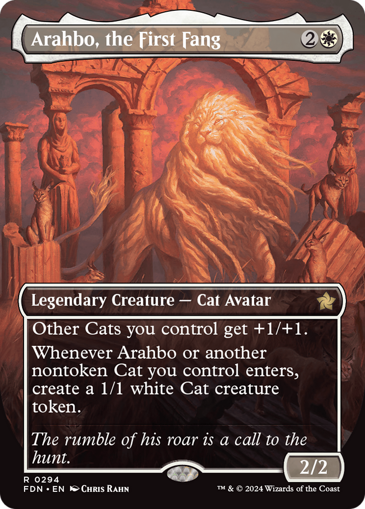 Magic: The Gathering - Arahbo, the First Fang Foil - Foundations