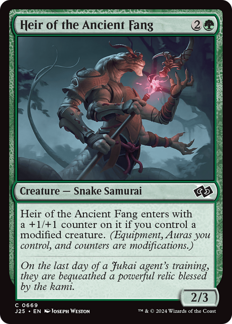 Magic: The Gathering - Heir of the Ancient Fang - Foundations Jumpstart
