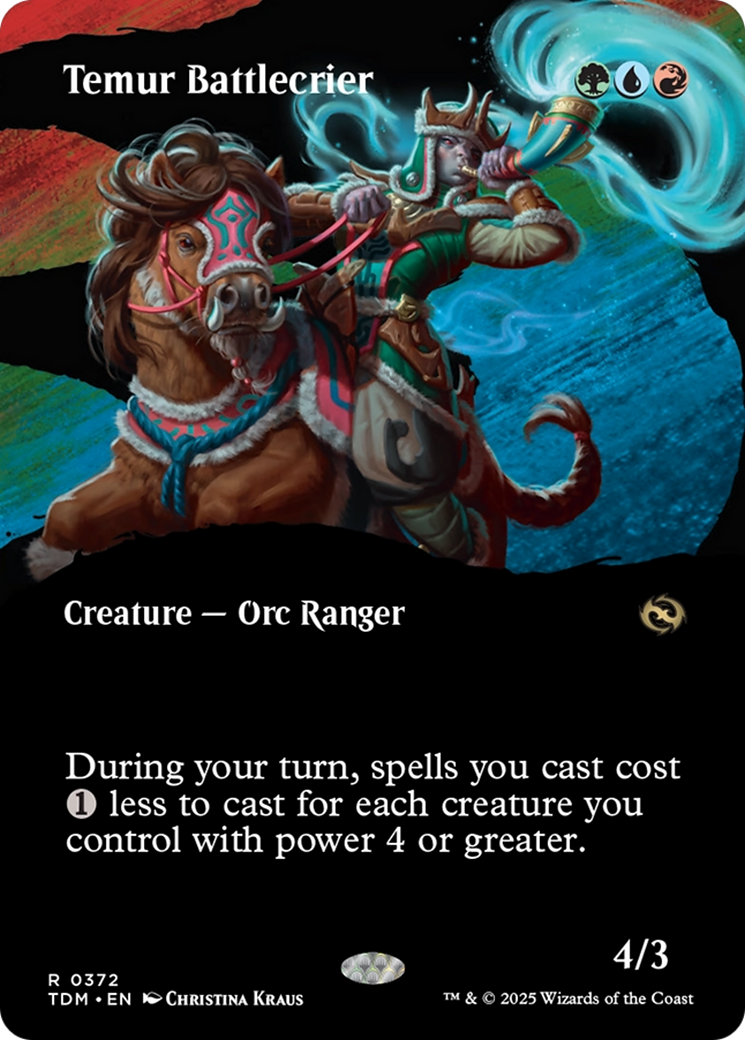 Magic: The Gathering - Temur Battlecrier Foil - Tarkir: Dragonstorm