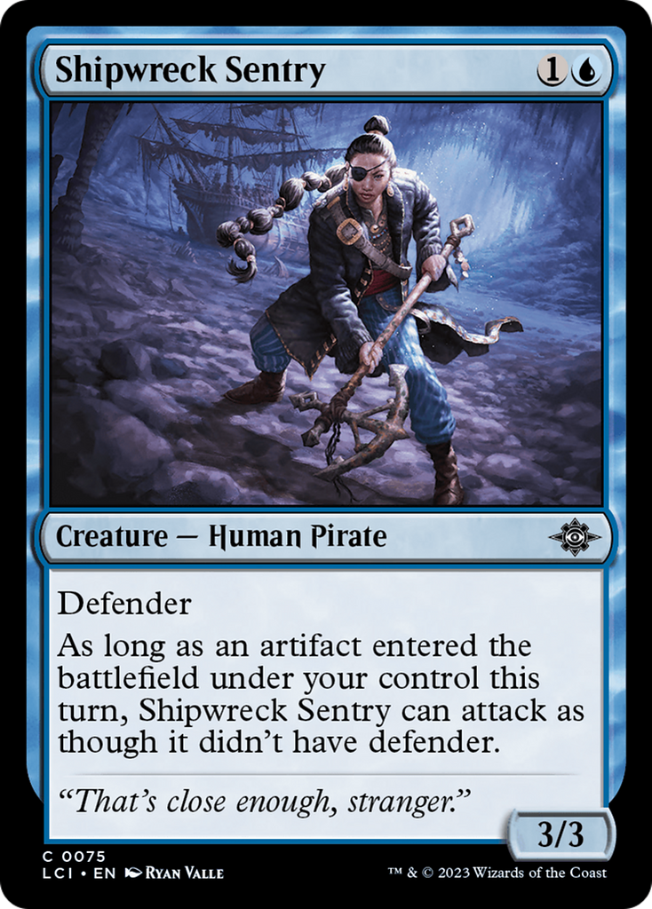 Magic: The Gathering - Shipwreck Sentry - The Lost Caverns of Ixalan