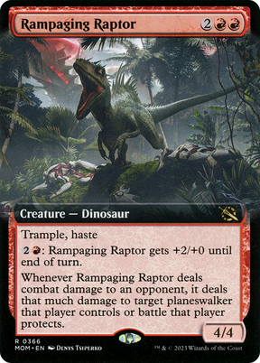 Magic: The Gathering - Rampaging Raptor - March of the Machine