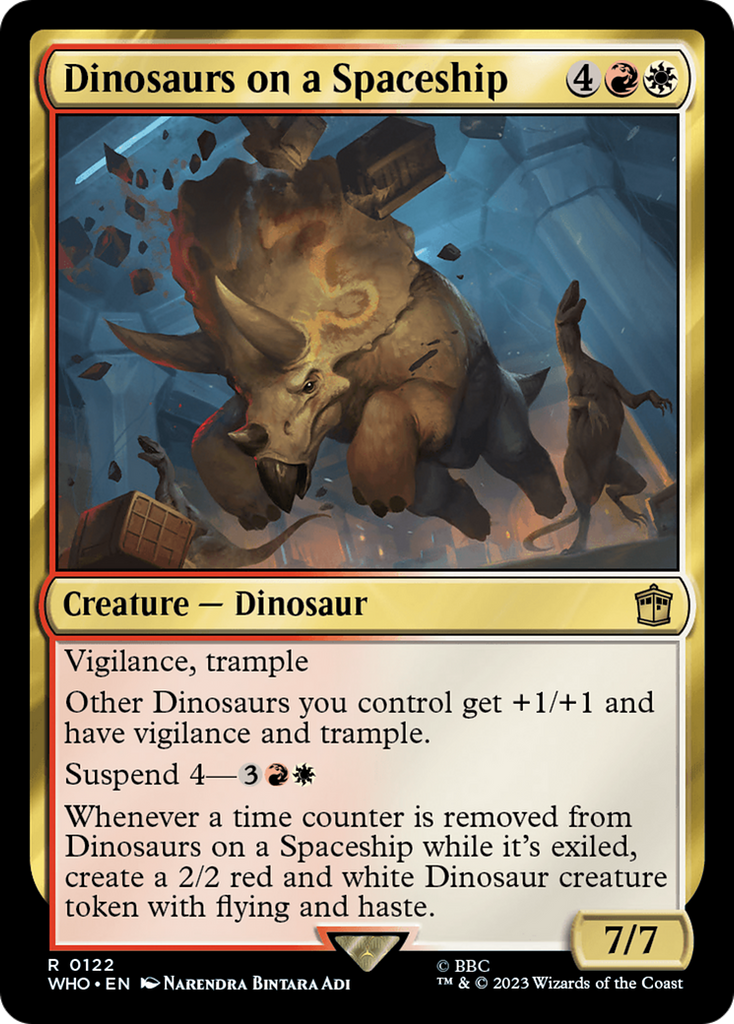 Magic: The Gathering - Dinosaurs on a Spaceship - Doctor Who