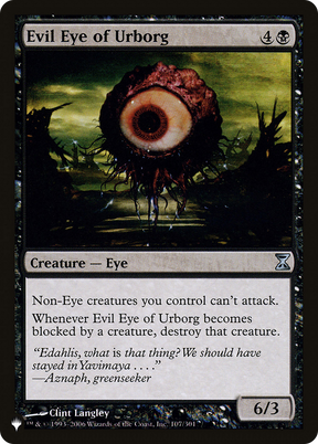 Magic: The Gathering - Evil Eye of Urborg - The List