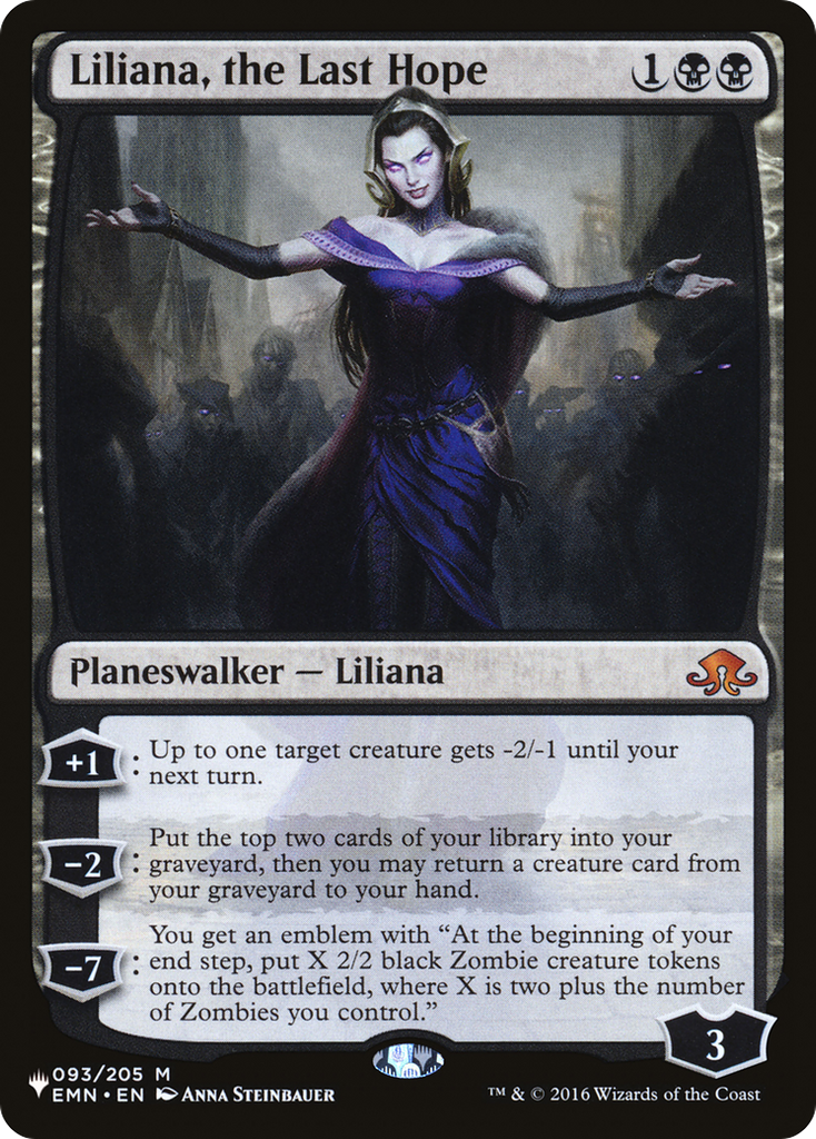 Magic: The Gathering - Liliana, the Last Hope - The List