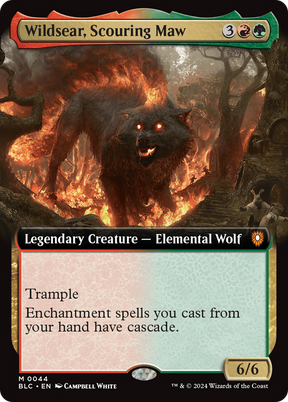 Magic: The Gathering - Wildsear, Scouring Maw Foil - Bloomburrow Commander