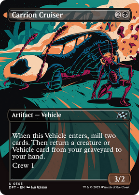 Magic: The Gathering - Carrion Cruiser Foil - Aetherdrift